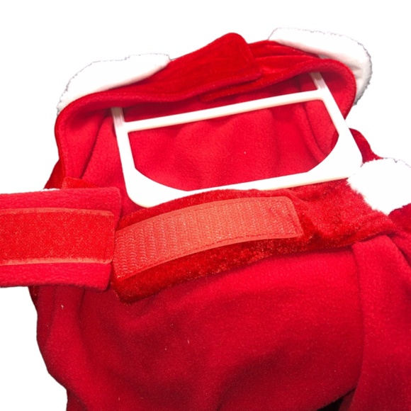 Happy Holidays PET APPAREL Santa Suit Outfit  -Size Small  Cat Dog Dog Clothes - Picture 10 of 11